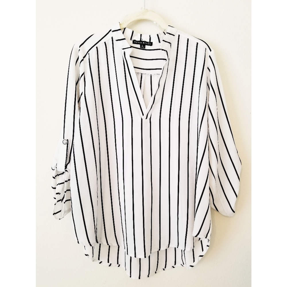 🌴 Striped Blouse | Haute Monde